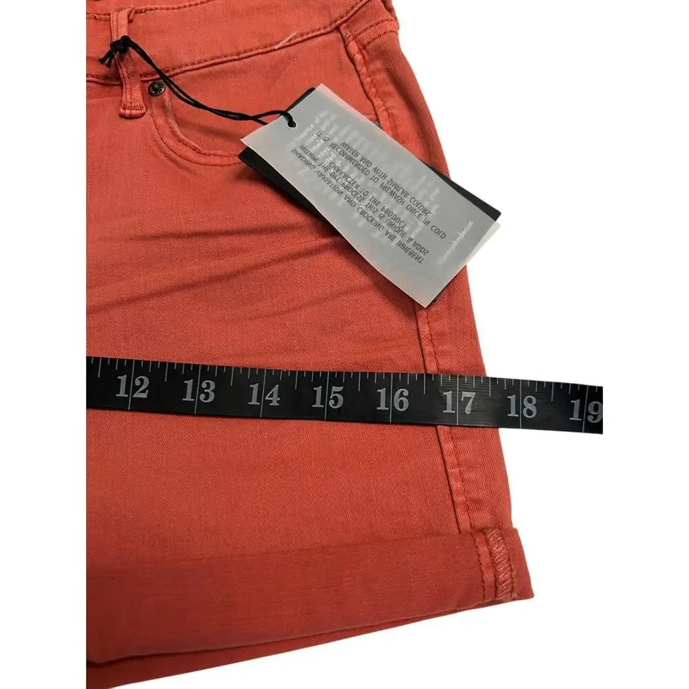 Dear John Women's Jean Shorts in Rust - Picture 10 of 12